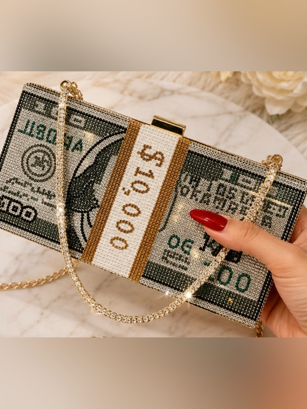 💎 Vegas Bling Money Clutch 💎✨